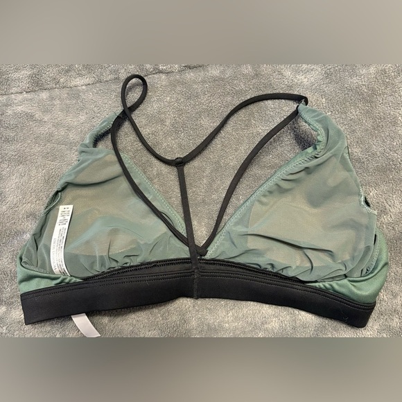 Victoria's Secret Green and Black Triangle Bra - Picture 2 of 3